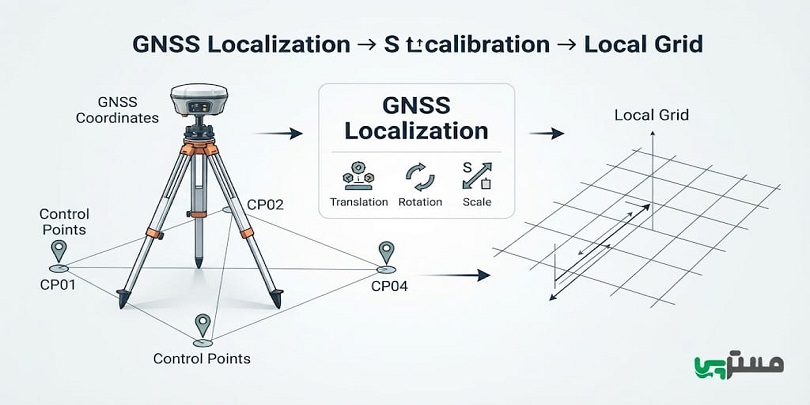 نمودار کالیبراسیون محلی در جی پی اس و Localization